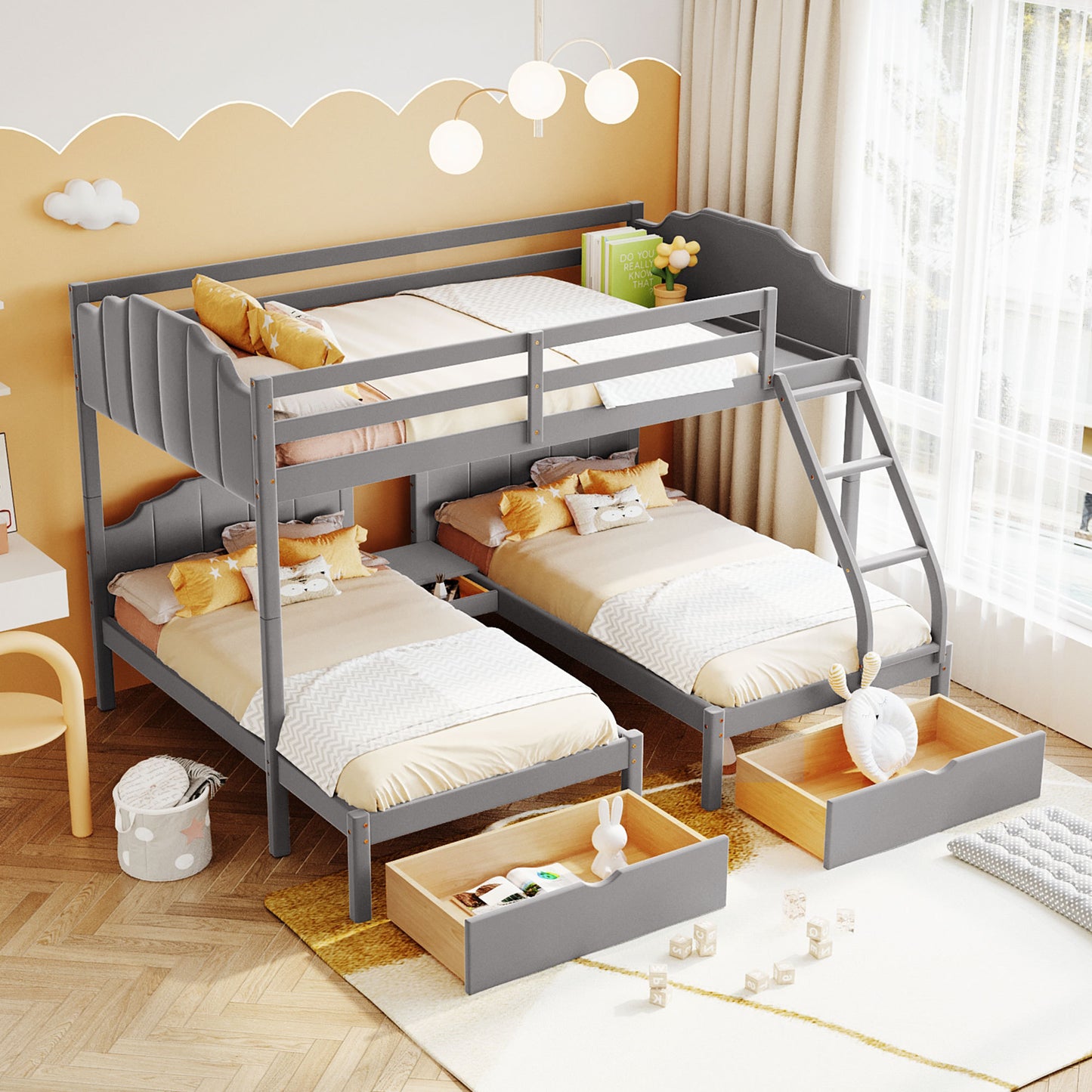 Velvet Dreams Triple Bunk Bed