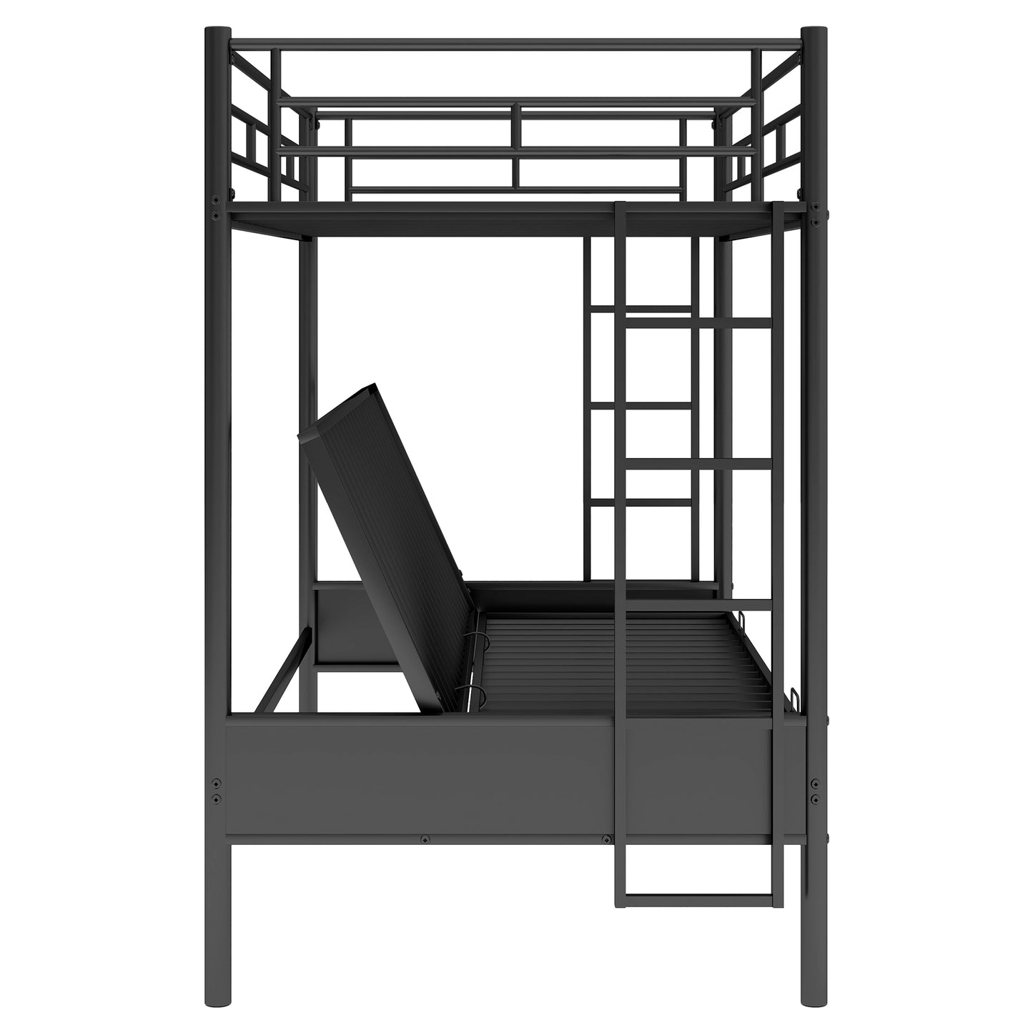 Dream Climb Twin-Over-Full Metal Bunk Bed