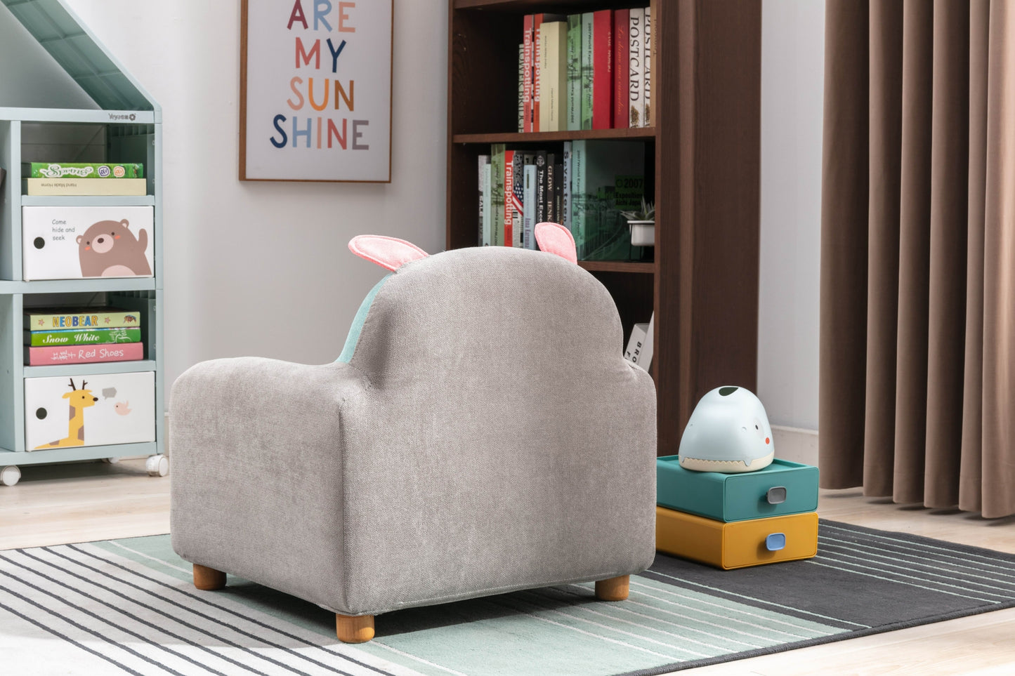 Rabbit Kids Chair- Grey