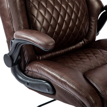 Thought Executive Leather Office Chair - Brown