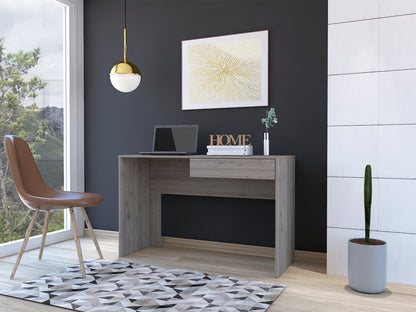 Computer Desk With one Drawer-Light Gray