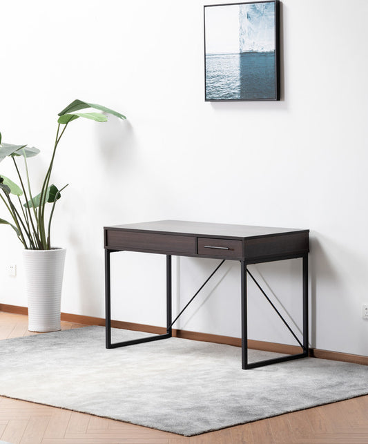 Lumina Walnut Wood Lift Top Desk with Secret Compartment and Drawer