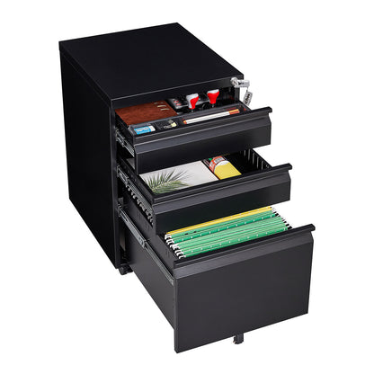 Swift 3-Drawer File Cabinet with Lock