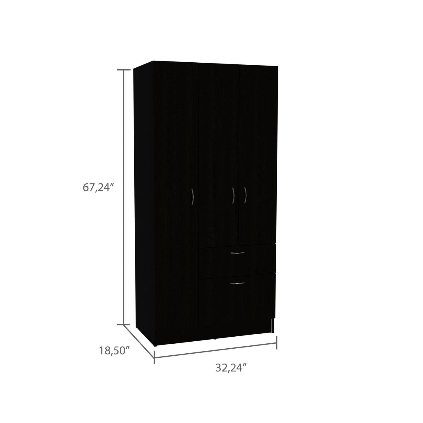 Maven 1-Drawer Rectangle Armoire