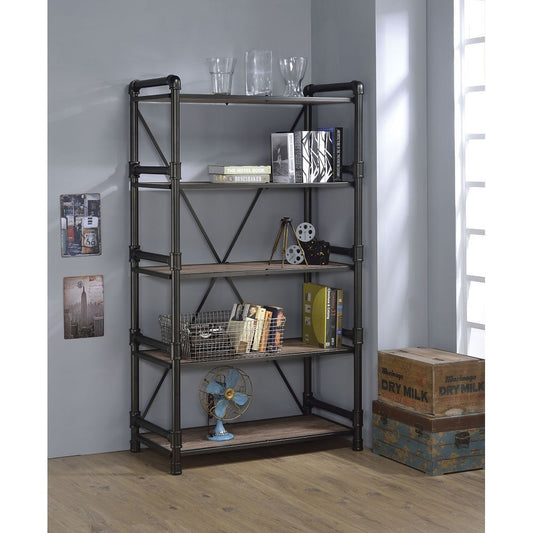 Bookshelf - Oak & Black