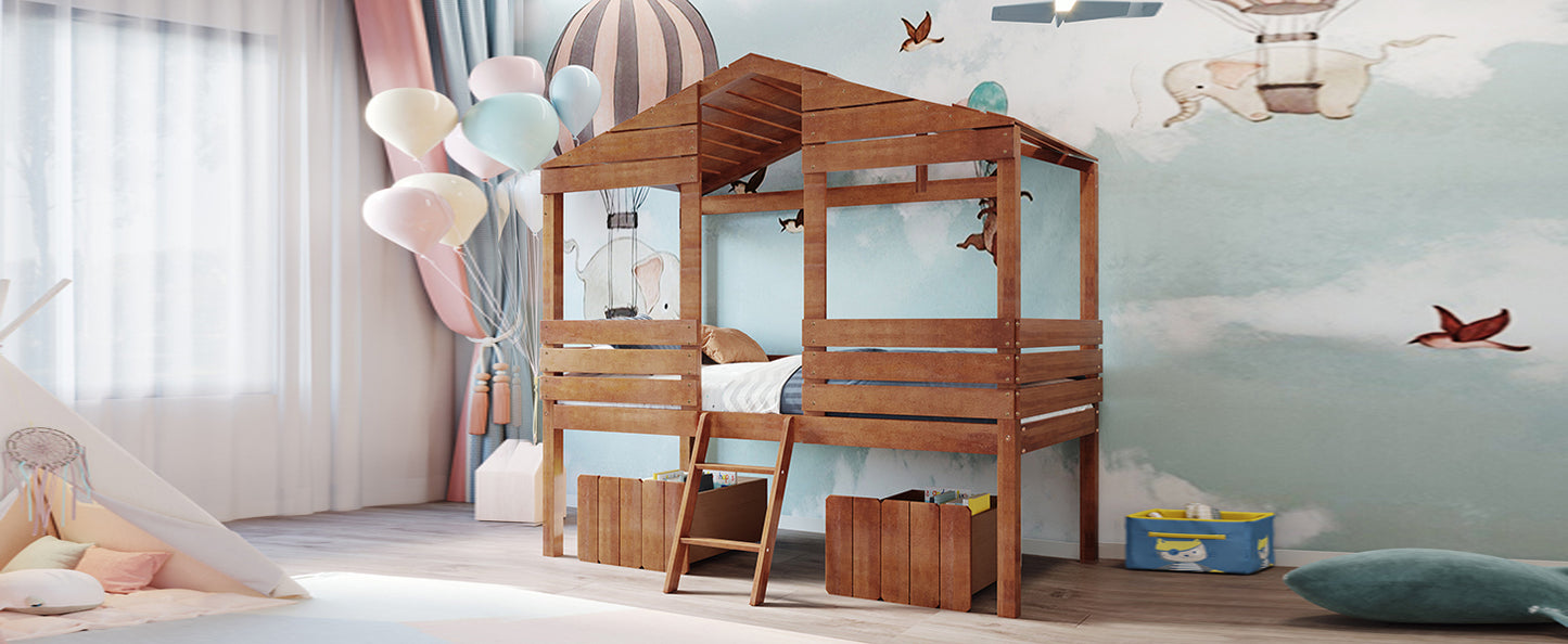 Woodland Dreams Twin Loft Bed