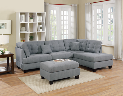 Trova 3 Pcs Modular Sofa Set  - Gray