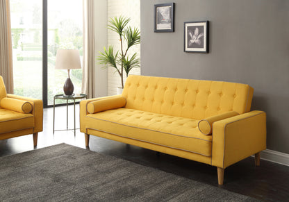 Andrews Sofa Bed - Yellow