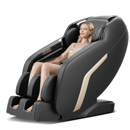 Serenity Shiatsu Massage Chairs Full Body and Recliner  - Black