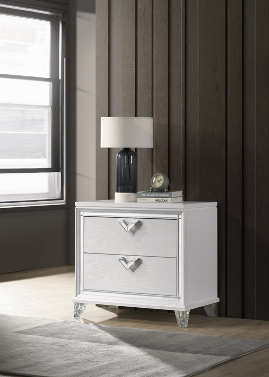 Prism Nightstand - White