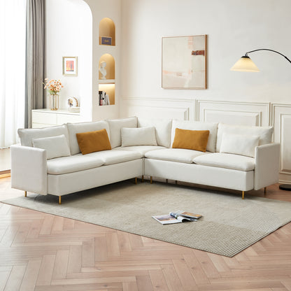 Anya Sectional Sofa  - Beige