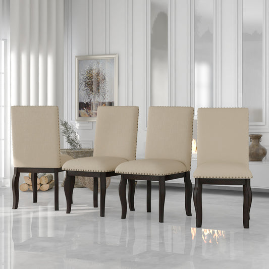 Stanley Dining Chairs with Nailhead (Set of 4) - Espresso