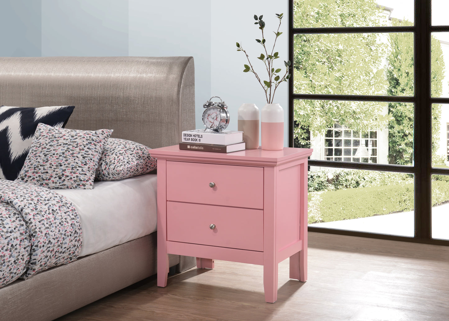 Primo Nightstand - Pink