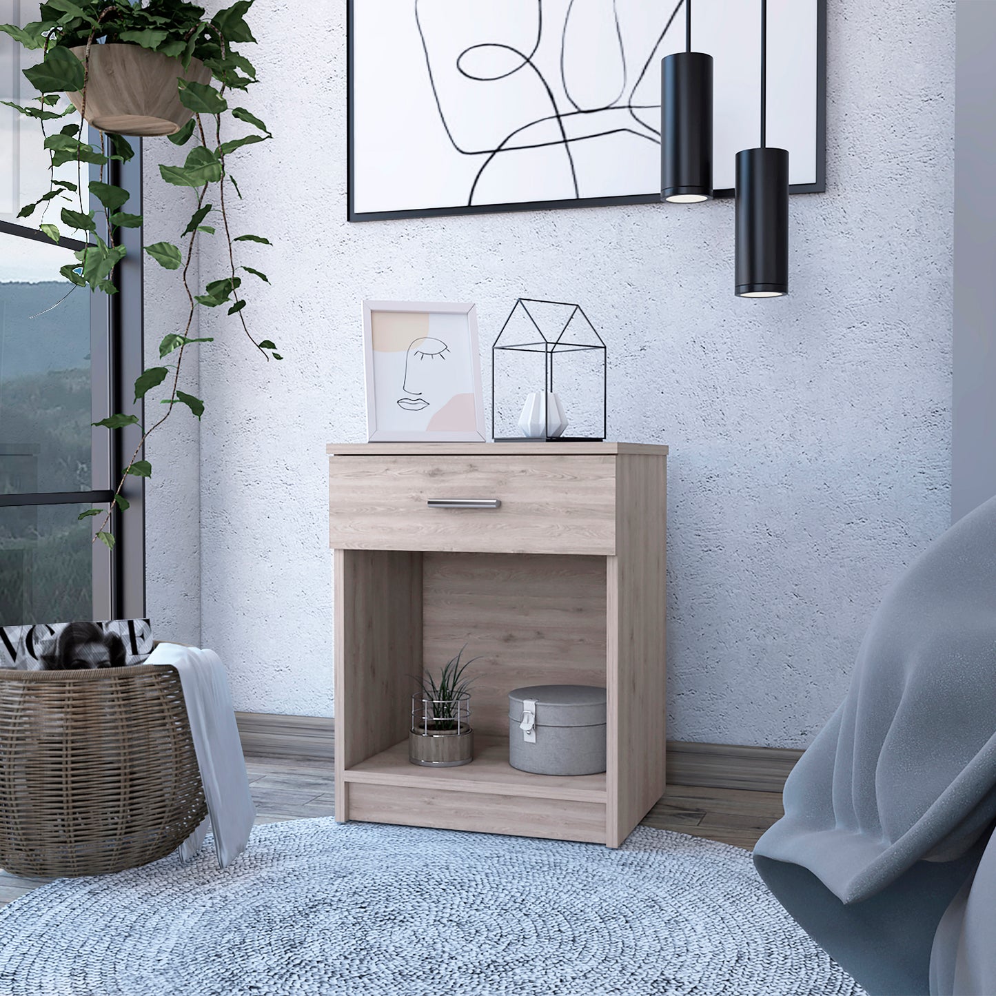 Eco Nightstand - Gray