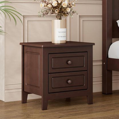 Gen Classic 2-Drawer Nightstand - Walnut