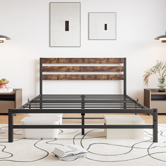 Rustic Haven Queen Bed Frame