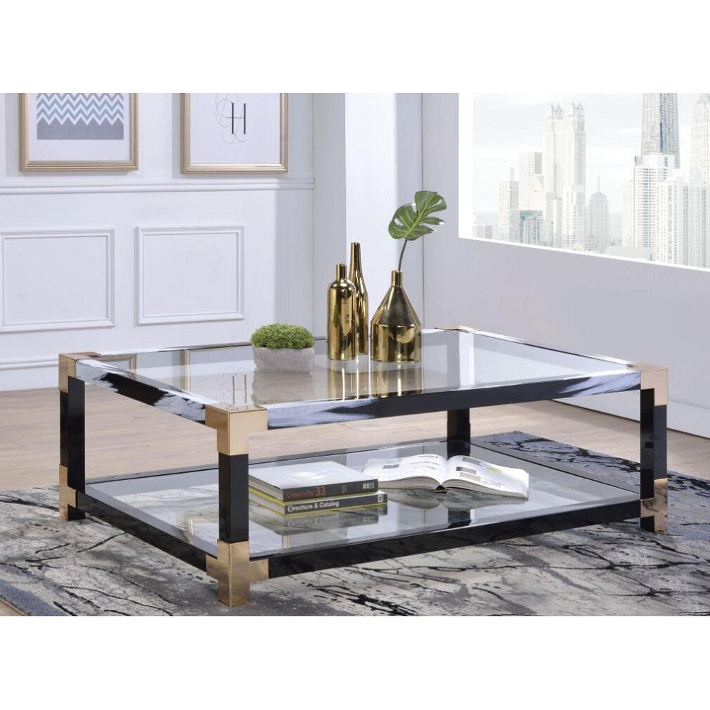 Azure Glass Coffee Table