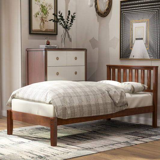 Walnut Dreamwood Twin Bed