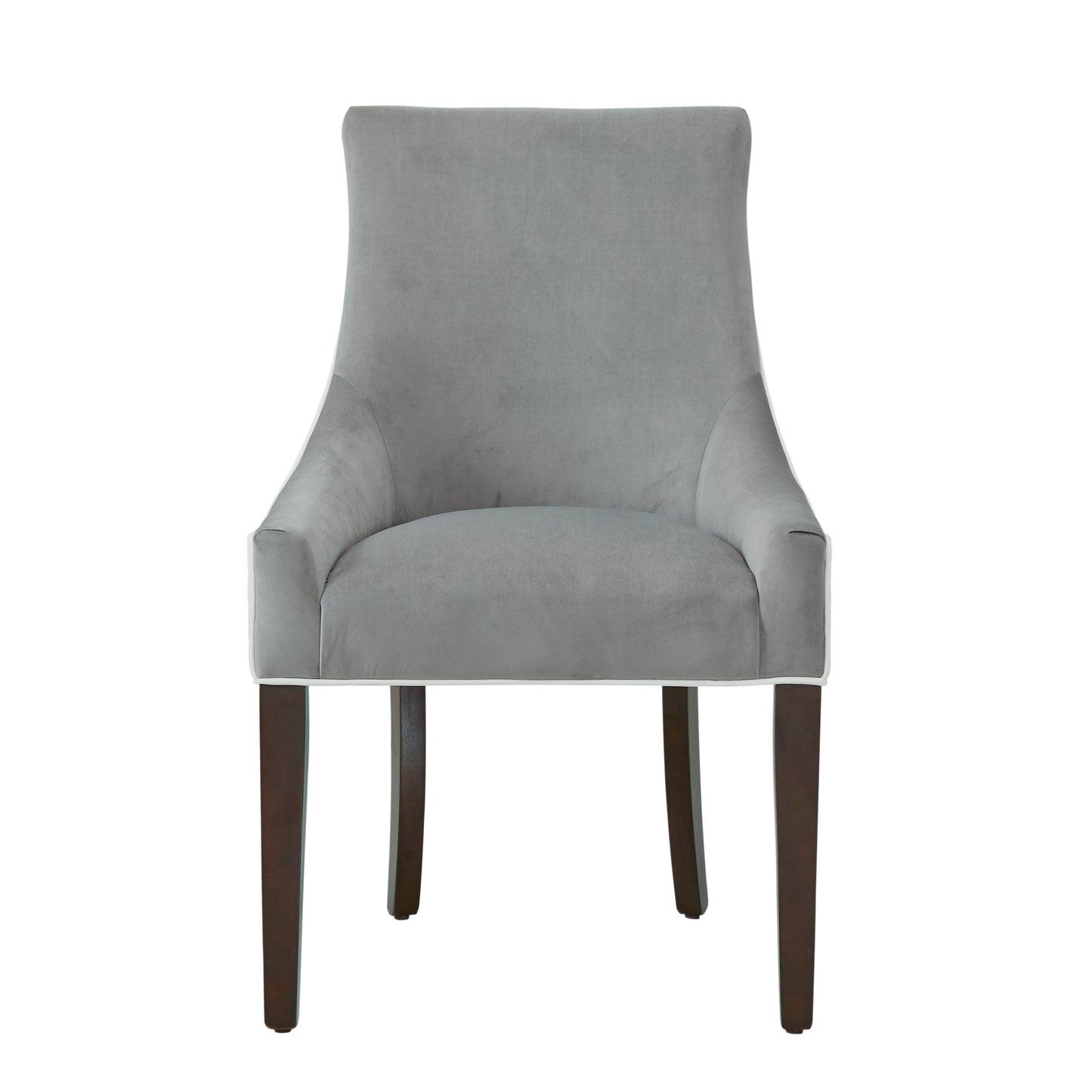 Elegant Smoke Upholstered Dining Chair