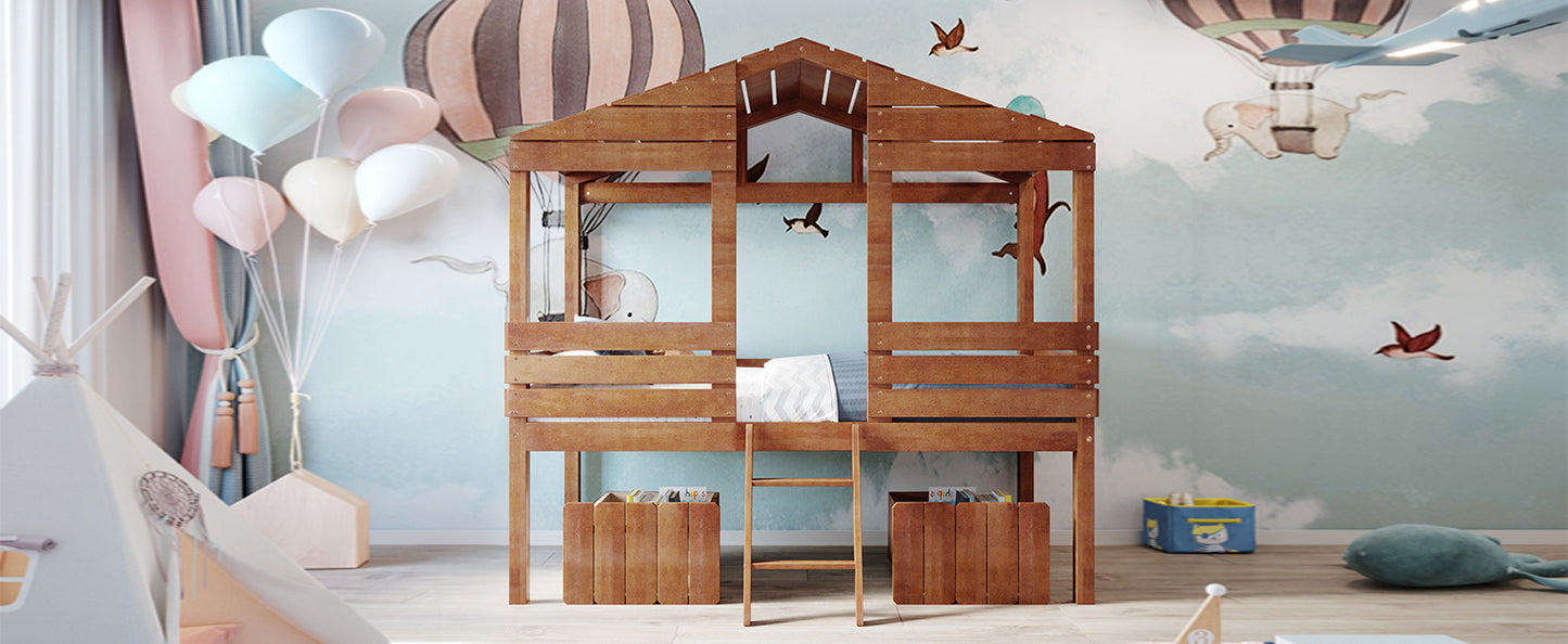 Woodland Dreams Twin Loft Bed