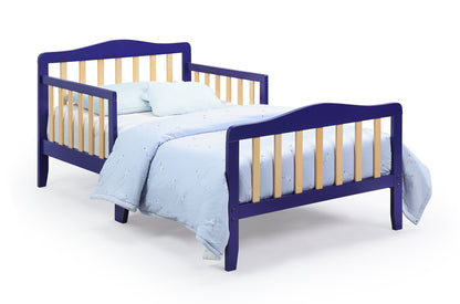 Twain Toddler Bed - Blue/Natural