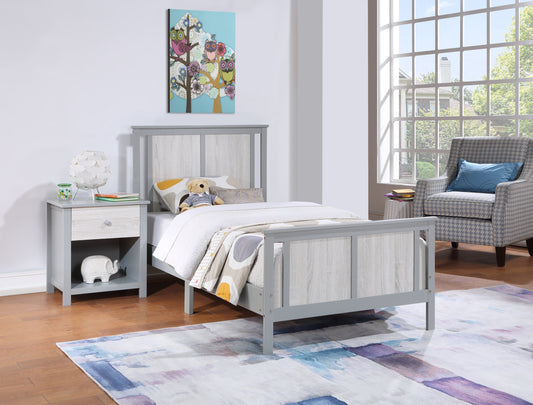 Graystone Reversible Twin Bed