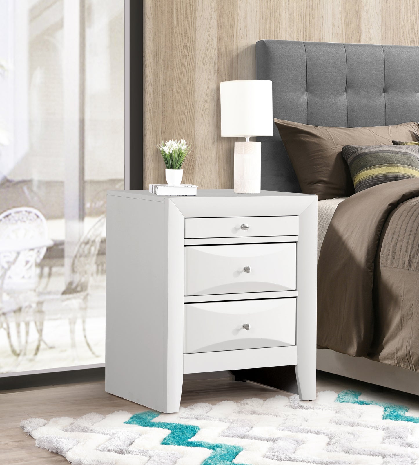 Marilla Nightstand - White