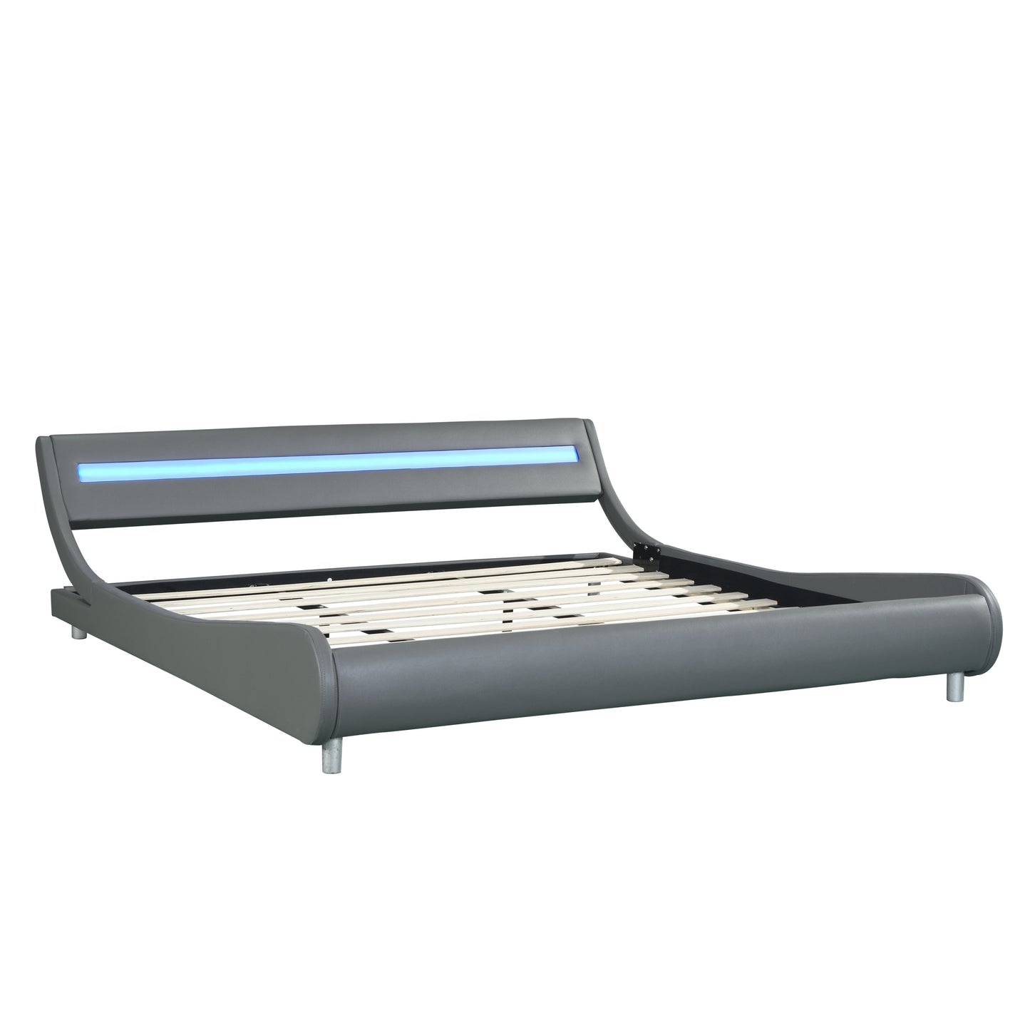 LuxuryGlow King Size Platform Bed