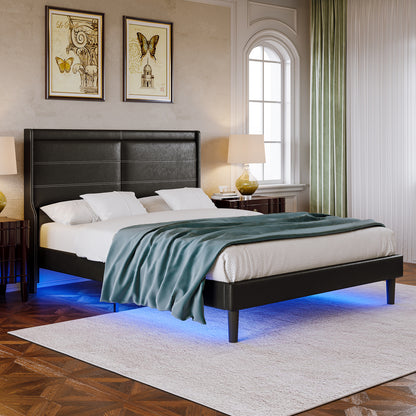 Simo Queen Size Upholstered Bed Frame