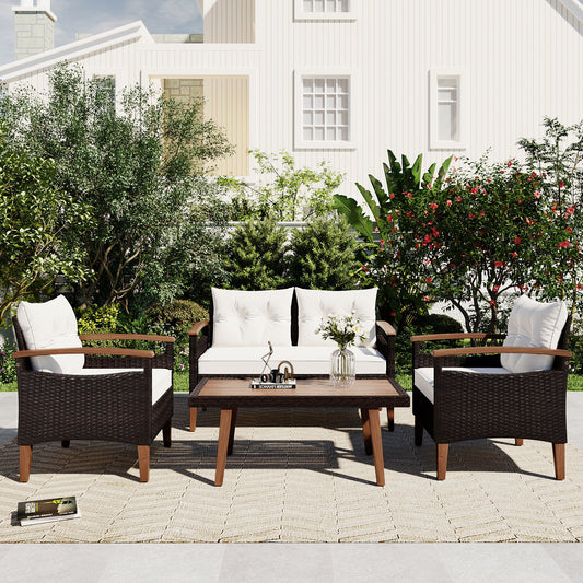 Eco Luxe Outdoor Living Seating Set