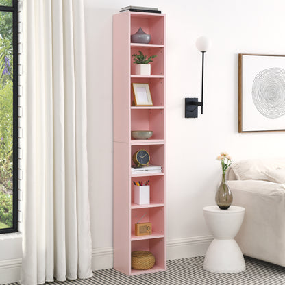 Slim Storage Cabinet - Pink