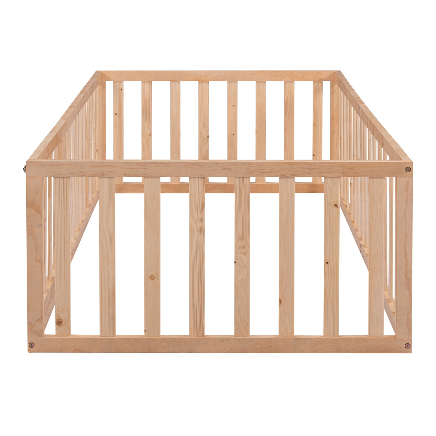 Nature's Haven Twin Wood Floor Bed Frame