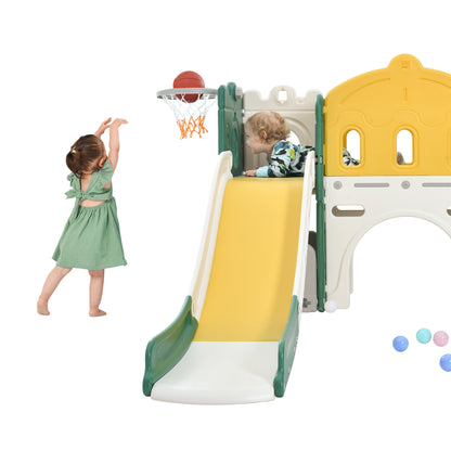 Playful Kingdom Kids Slide Playset - Green