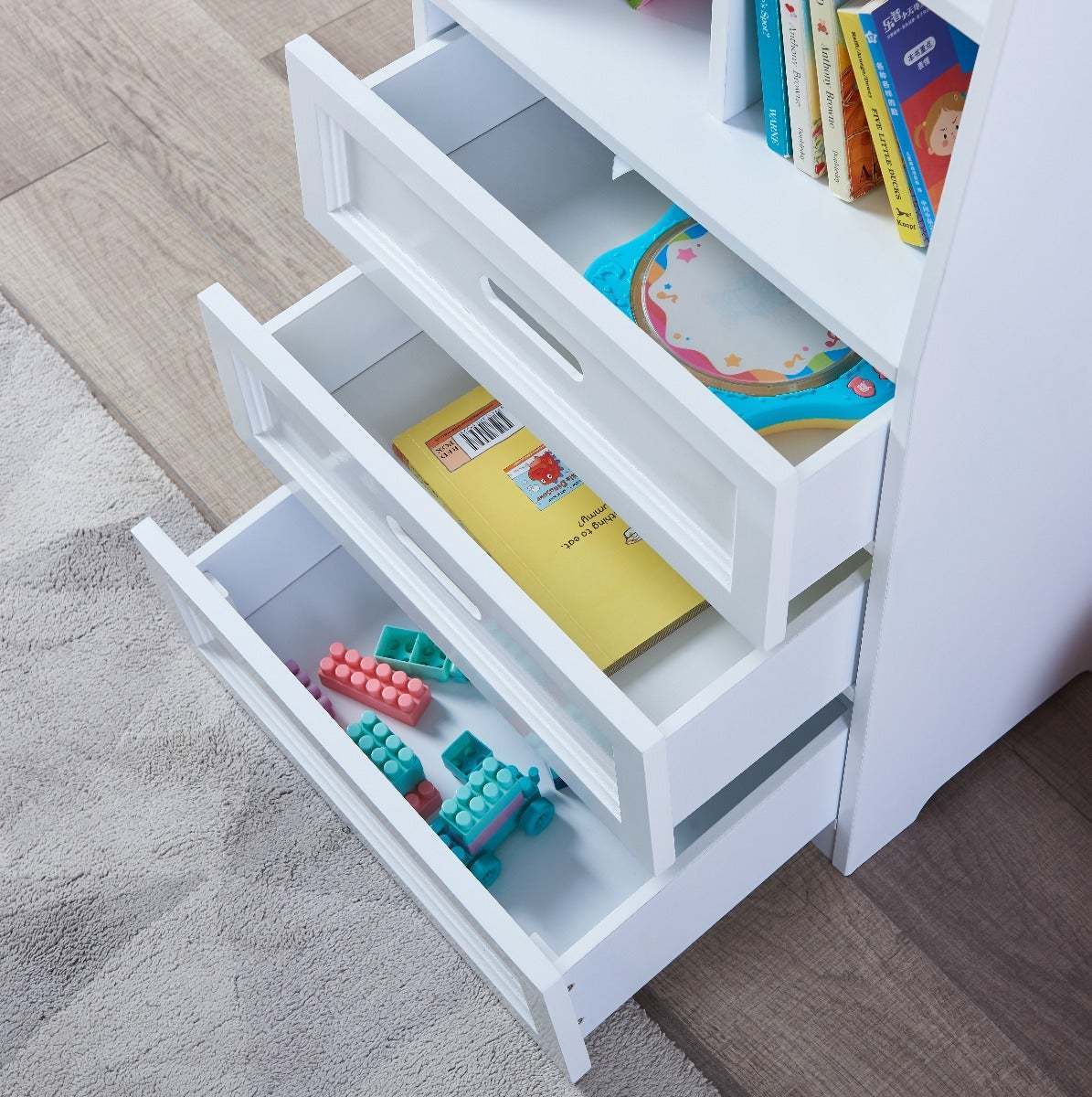 Wonder Storage Unit with Book Display Bookcase