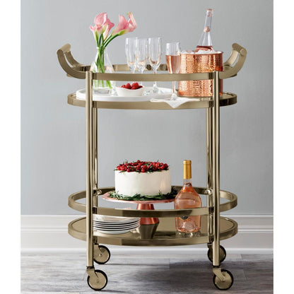 Roslyn Bar Carts - Gold