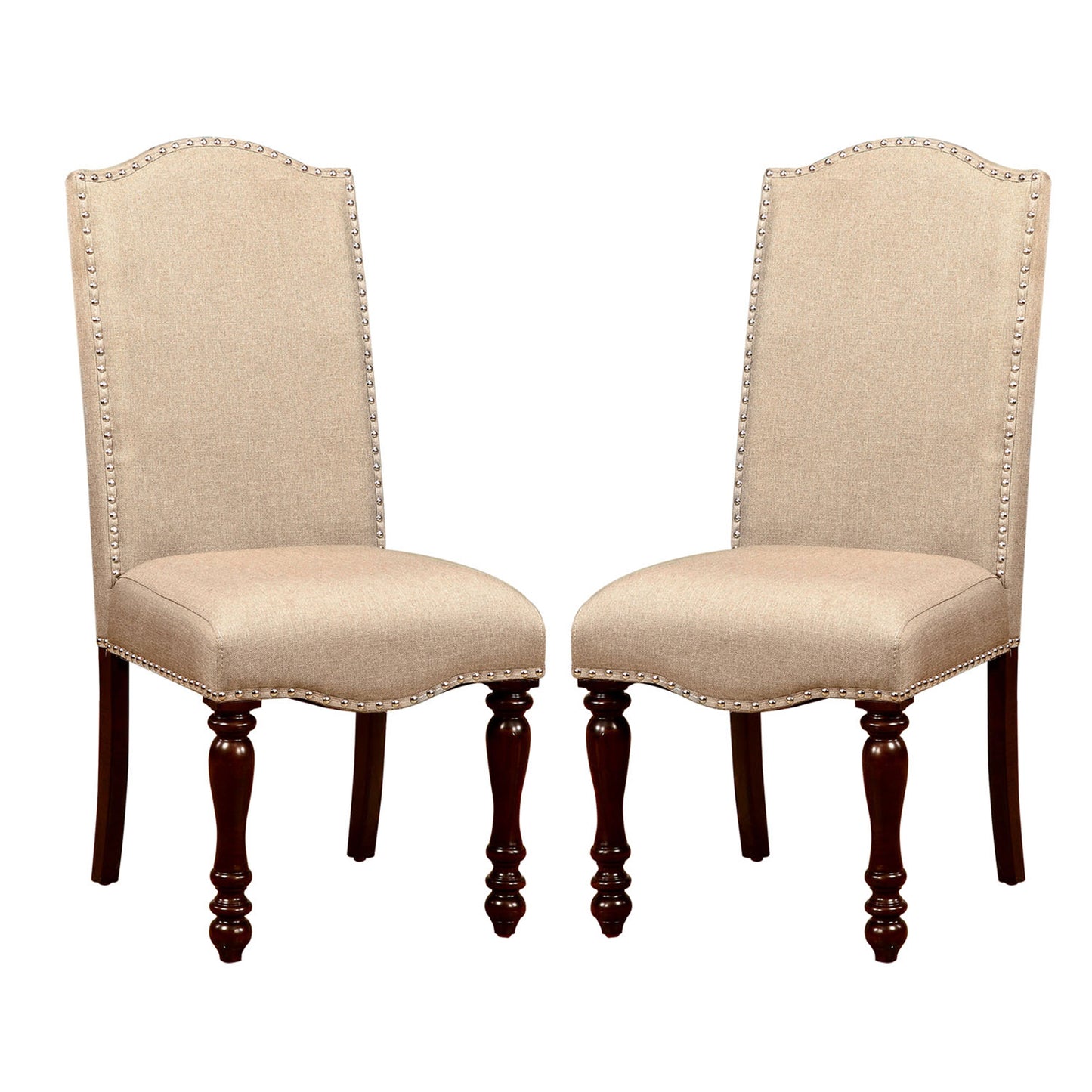 Harrington Fabric Upholstered Dining Chairs (Set of 2)