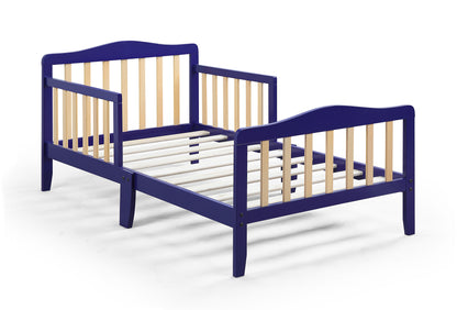 Twain Toddler Bed - Blue/Natural