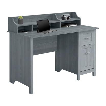 Tech Max Office Essentials Desk - Grey