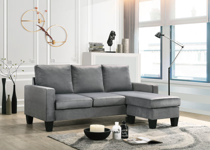 Jessica Sofa Chaise - Gray