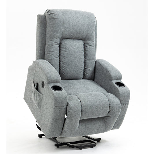 Logan Power Lift Recliner - Gray