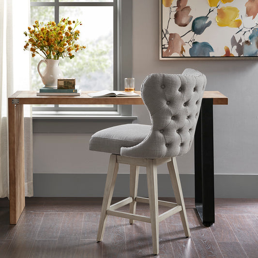 Savona Swivel Counter Stool - Gray