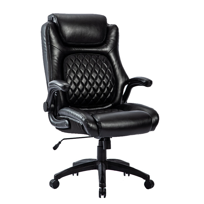 Thought Executive Leather Office Chair - Black