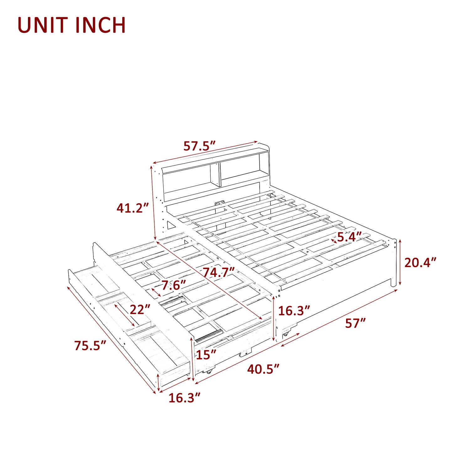 Gray Haven Bed