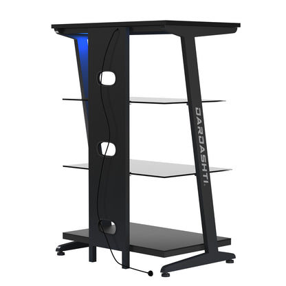 Azure Gaming Shelve - Black