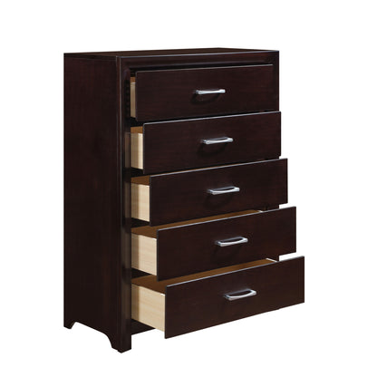 Silver Serenity 5-Drawer Chest