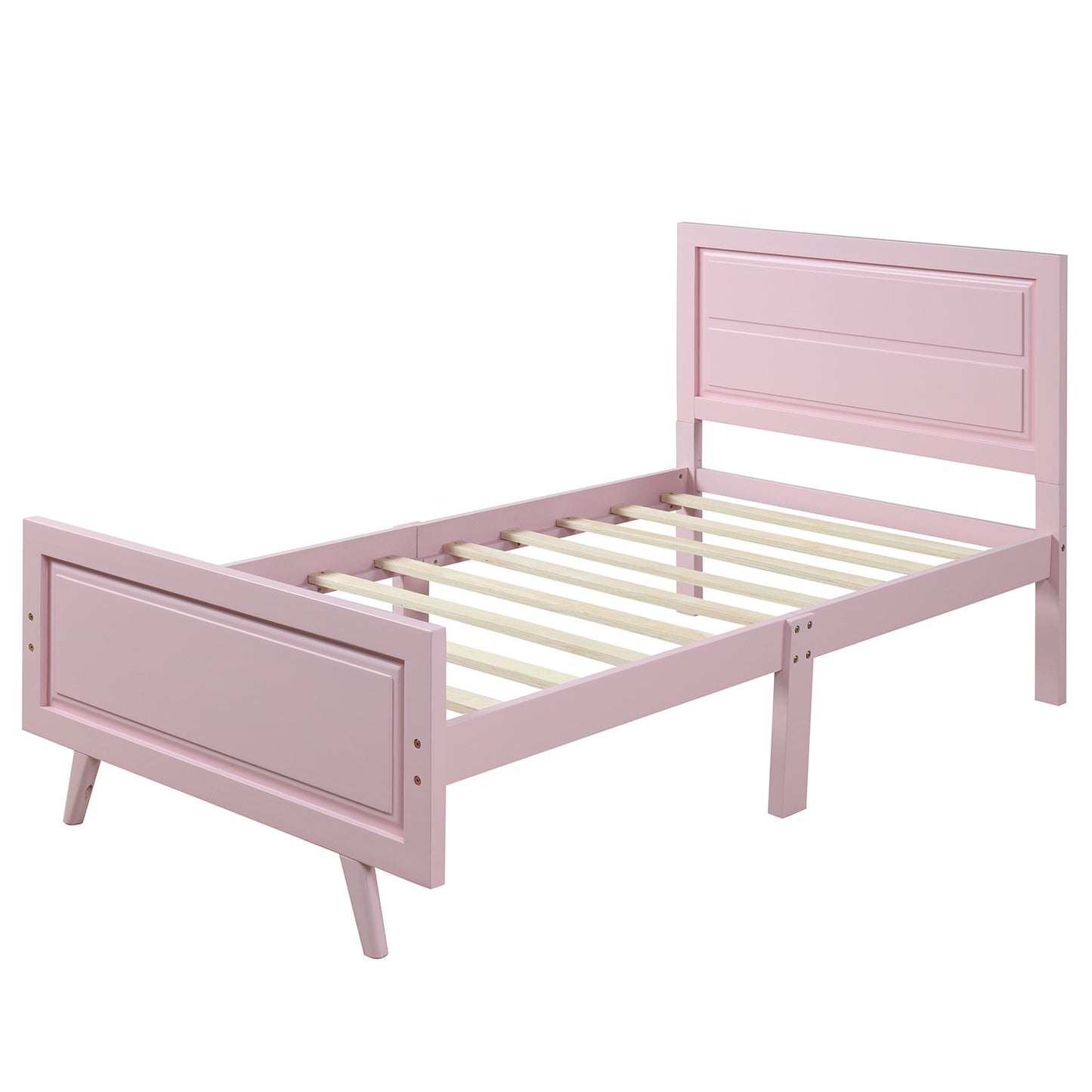 Pink Dreamwood Twin Bed