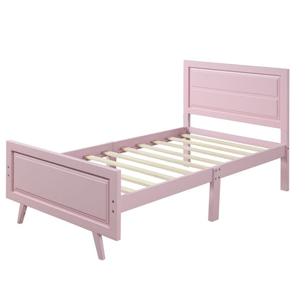 Pink Dreamwood Twin Bed