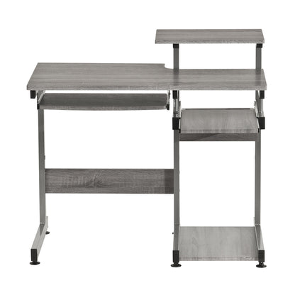 Complete Computer Workstation Desk - Grey