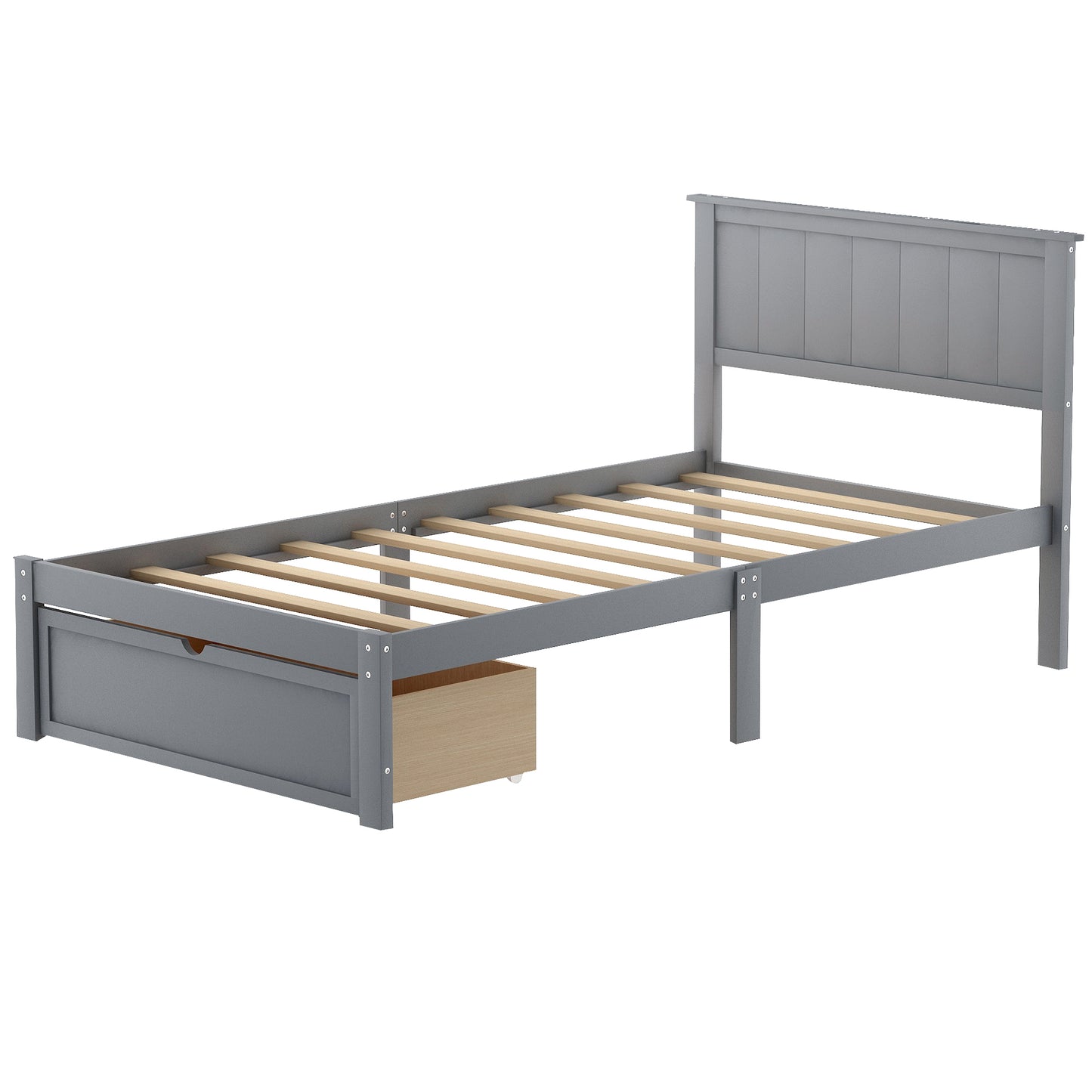 Dream Cloud Twin Platform Bed with Hidden Storage