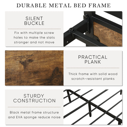 RegalRest Metalwood Platform Bed